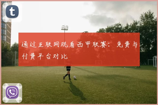 通过互联网观看西甲联赛：免费与付费平台对比